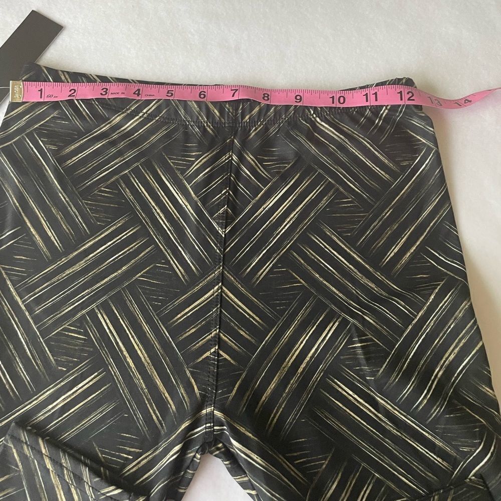 BLACK AND GOLD LEGGINGS, ONE SIZE - Picture 8 of 8